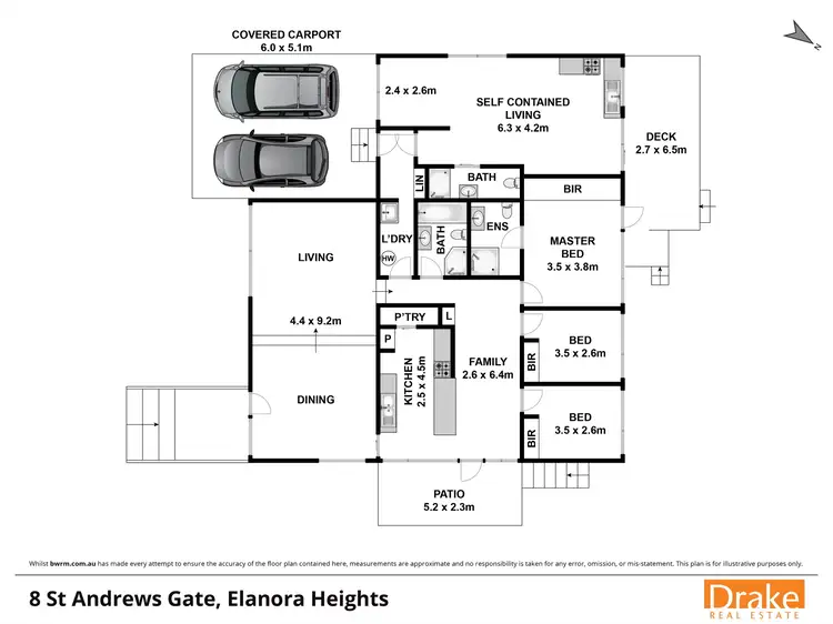 Floorplan of Homely house listing, 8 St Andrews Gate, Elanora Heights NSW 2101