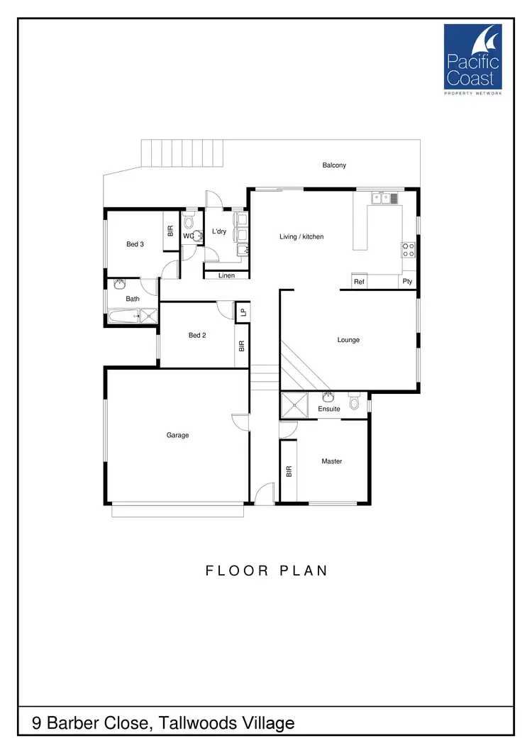 Floorplan of Homely house listing, 9 Barber Close, Tallwoods Village NSW 2430