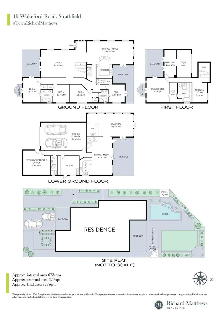 Floorplan of Homely house listing, 19 Wakeford Road, Strathfield NSW 2135
