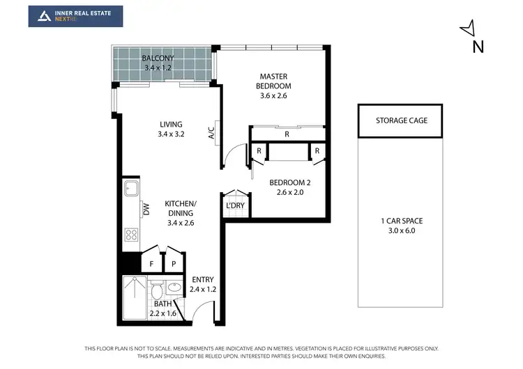 Floorplan of Homely apartment listing, 1714/50 Albert Road, South Melbourne VIC 3205