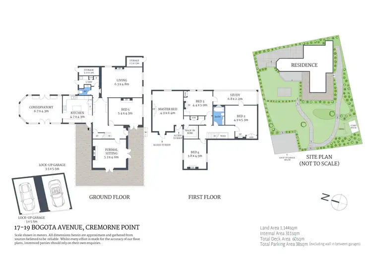 Floorplan of Homely house listing, 17-19 Bogota Avenue, Cremorne Point NSW 2090