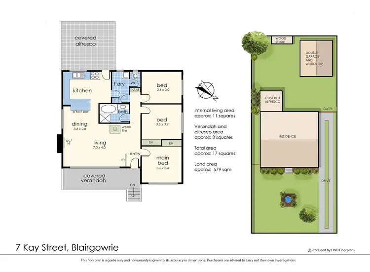 Floorplan of Homely house listing, 7 Kay Street, Blairgowrie VIC 3942