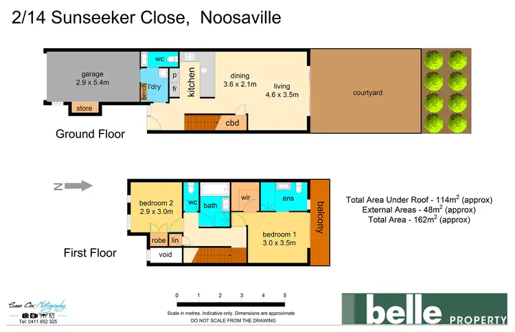 Floorplan of Homely townhouse listing, 2/14 Sunseeker Close, Noosaville QLD 4566