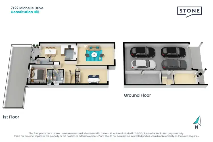 Floorplan of Homely townhouse listing, 7/22 Michelle Drive, Constitution Hill NSW 2145