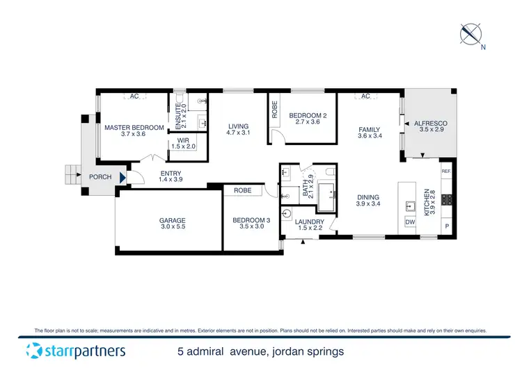 Floorplan of Homely house listing, 5 Admiral Avenue, Jordan Springs NSW 2747
