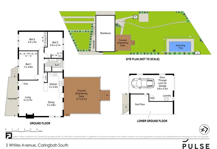 Floorplan of Homely house listing, 5 Whites Avenue, Caringbah South NSW 2229