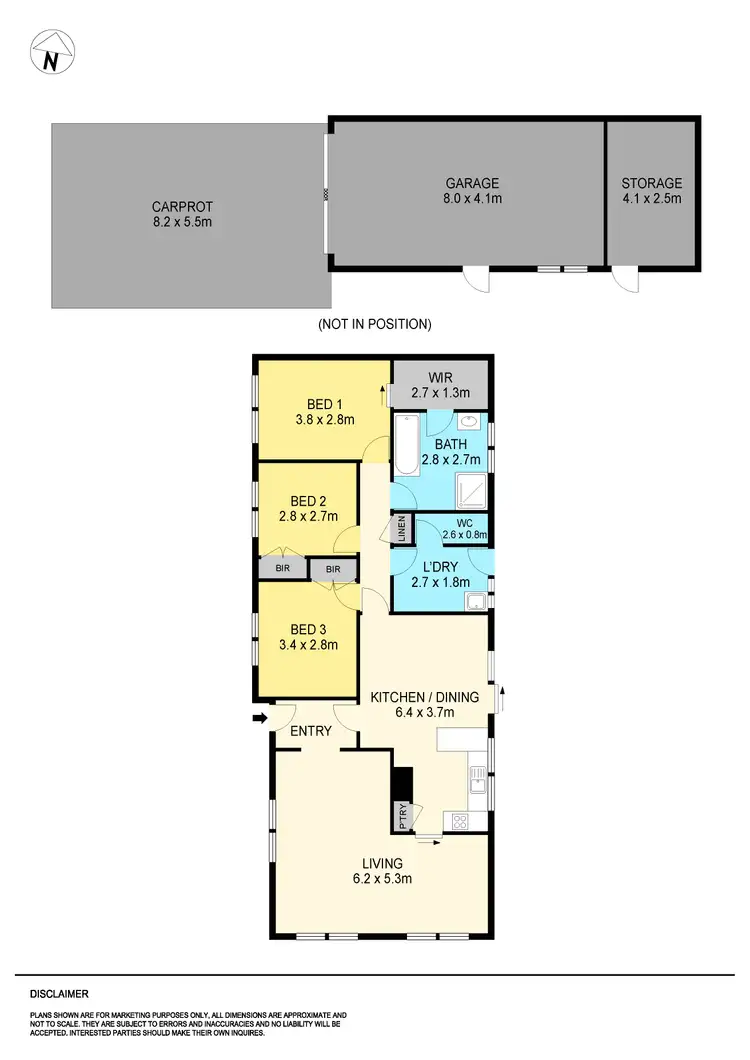 Floorplan of Homely house listing, 28 Rozel Avenue, Wendouree VIC 3355