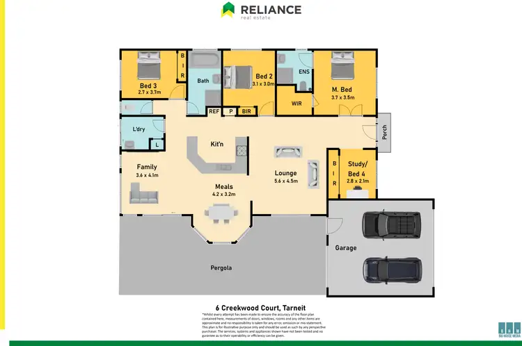 Floorplan of Homely house listing, 6 Creekwood Court, Tarneit VIC 3029