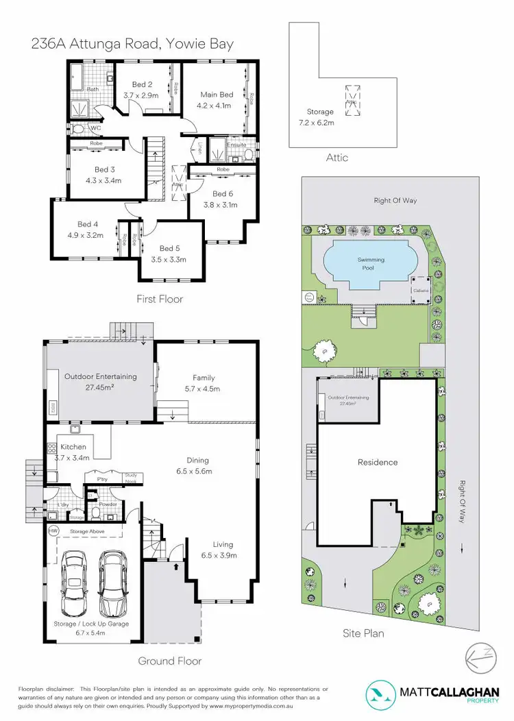 Floorplan of Homely house listing, 236a Attunga Road, Yowie Bay NSW 2228