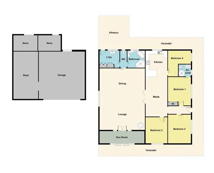 Floorplan of Homely house listing, 24 Humffray Street, Amphitheatre VIC 3468