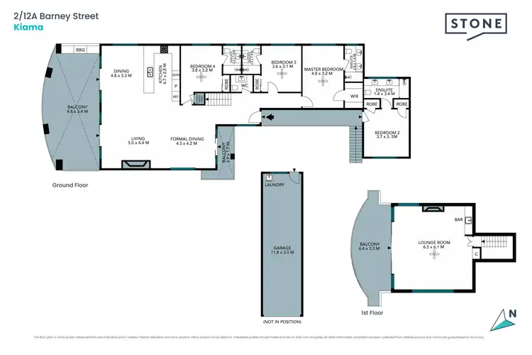 Floorplan of Homely apartment listing, 2/12A Barney Street, Kiama NSW 2533