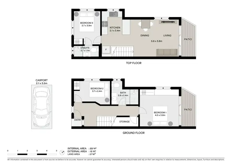 Floorplan of Homely unit listing, 1/33 Murray Street, North Ward QLD 4810