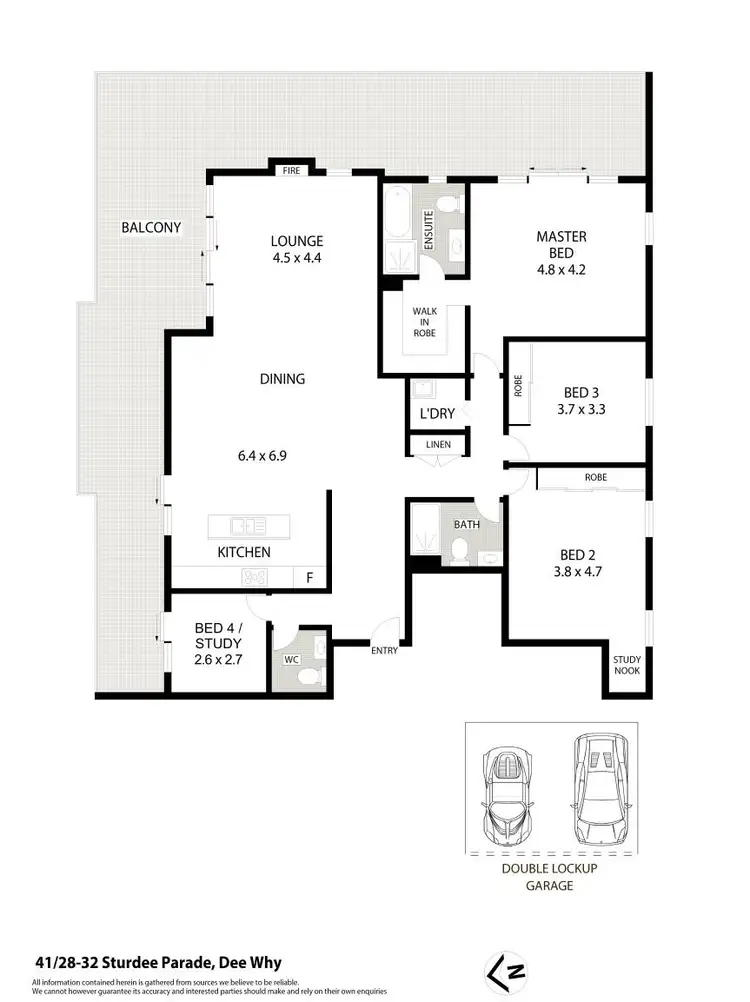 Floorplan of Homely apartment listing, 41/28-32 Sturdee Parade, Dee Why NSW 2099