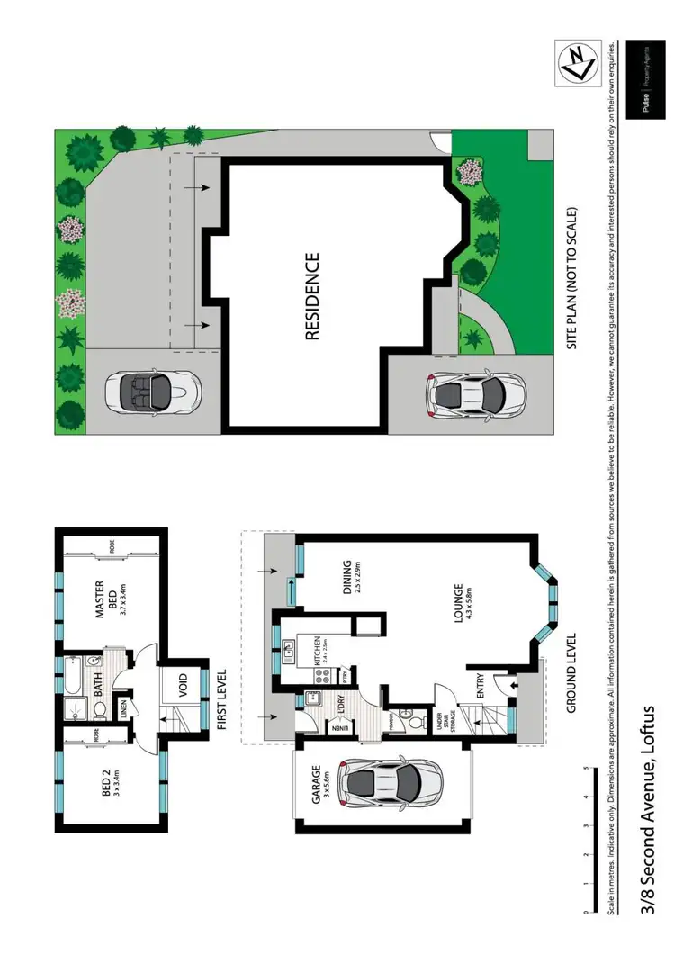 Floorplan of Homely townhouse listing, 3/8 Second Avenue, Loftus NSW 2232