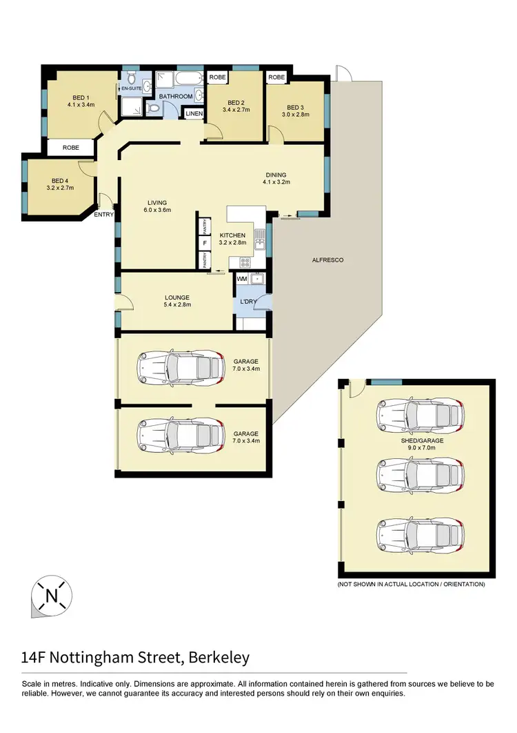 Floorplan of Homely house listing, 14F Nottingham Street, Berkeley NSW 2506