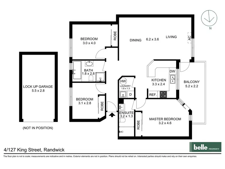 Floorplan of Homely apartment listing, 4/127 King Street, Randwick NSW 2031