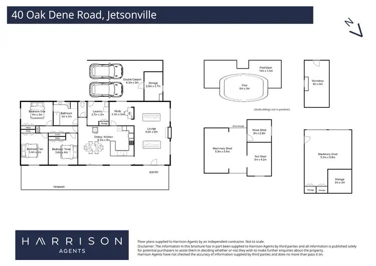Floorplan of Homely house listing, 40 Oak Dene Road, Jetsonville TAS 7260