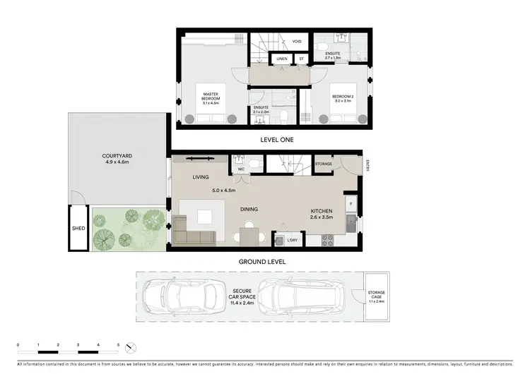 Floorplan of Homely townhouse listing, 17/1559 Botany Road, Botany NSW 2019