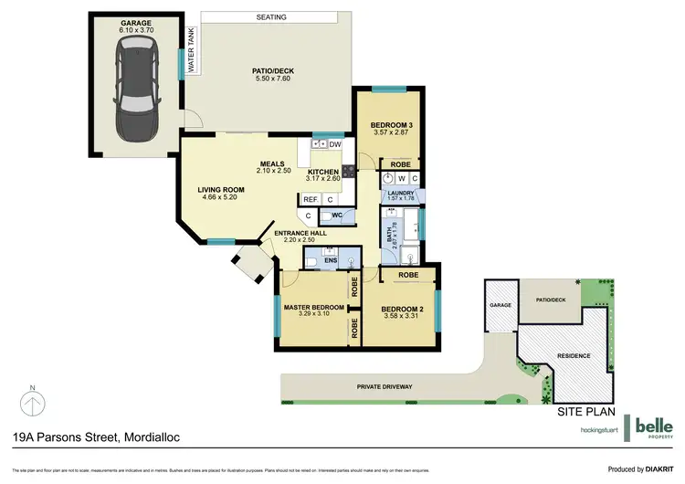 Floorplan of Homely townhouse listing, 19A Parsons Street, Mordialloc VIC 3195