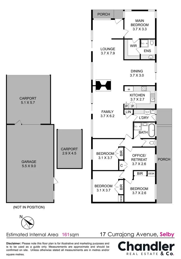 Floorplan of Homely house listing, 17 Currajong Avenue, Selby VIC 3159