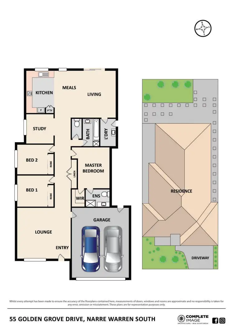 Floorplan of Homely house listing, 55 Golden Grove Drive, Narre Warren South VIC 3805