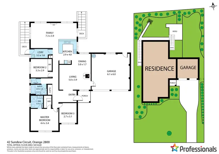 Floorplan of Homely house listing, 42 Sundew Circuit, Orange NSW 2800