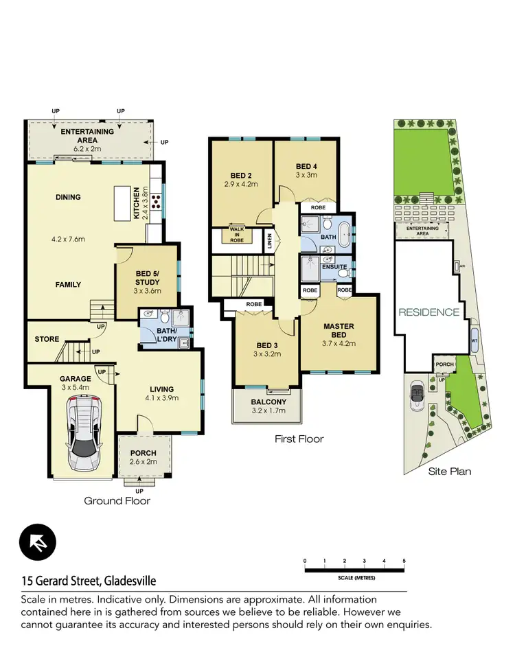 Floorplan of Homely house listing, 15 Gerard Street, Gladesville NSW 2111