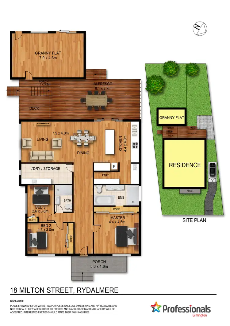 Floorplan of Homely house listing, 18 Milton Street, Rydalmere NSW 2116