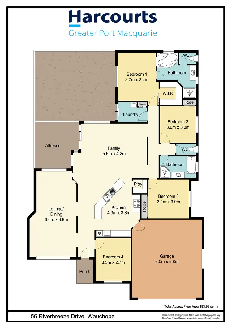Floorplan of Homely house listing, 56 Riverbreeze Drive, Crosslands NSW 2446