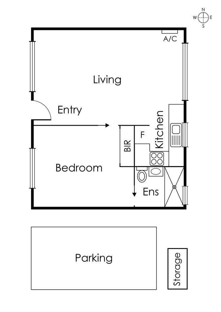 Floorplan of Homely apartment listing, 11/647 Toorak Road, Toorak VIC 3142