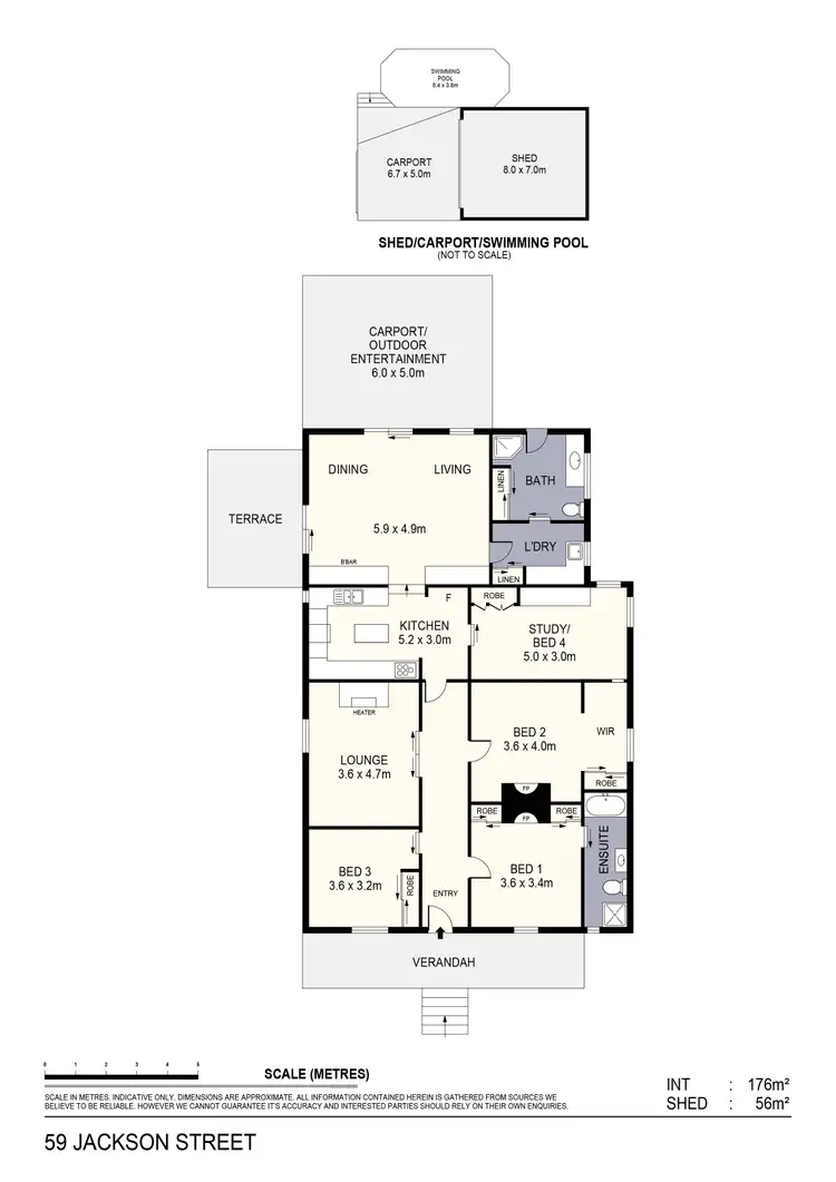 Floorplan of Homely house listing, 59 Jackson Street, Long Gully VIC 3550