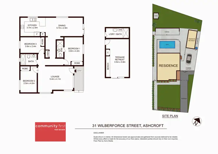Floorplan of Homely house listing, 31 Wilberforce Street, Ashcroft NSW 2168
