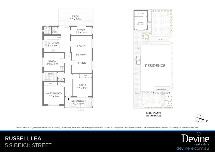 Floorplan of Homely house listing, 5 Sibbick Street, Russell Lea NSW 2046