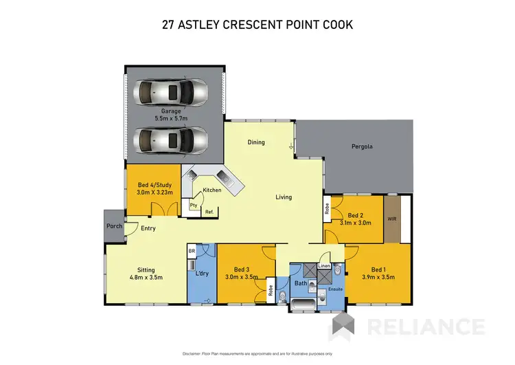Floorplan of Homely house listing, 27 Astley Crescent, Point Cook VIC 3030