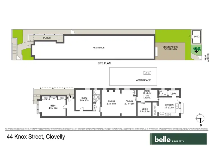 Floorplan of Homely house listing, 44 Knox Street, Clovelly NSW 2031