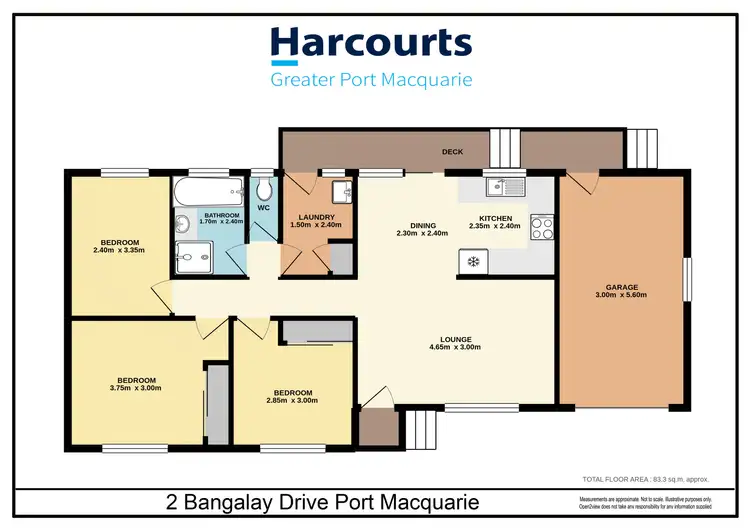 Floorplan of Homely house listing, 2 Bangalay Drive, Port Macquarie NSW 2444