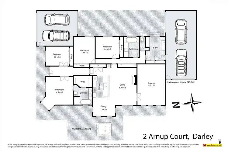 Floorplan of Homely house listing, 2 Arnup Court, Darley VIC 3340