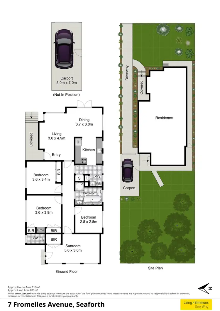 Floorplan of Homely house listing, 7 Fromelles Avenue, Seaforth NSW 2092