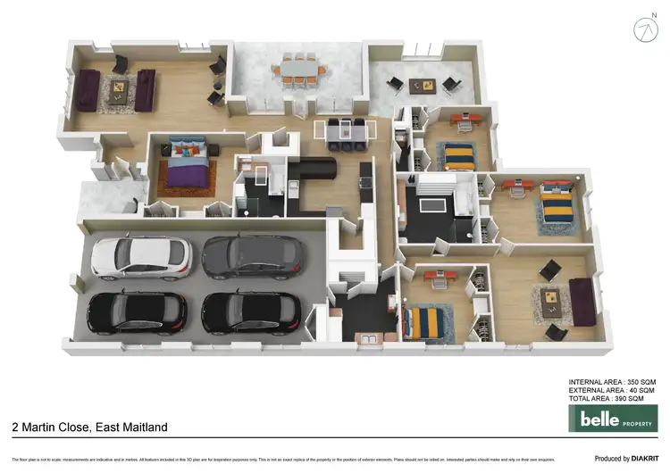 Floorplan of Homely house listing, 2 Martin Close, East Maitland NSW 2323