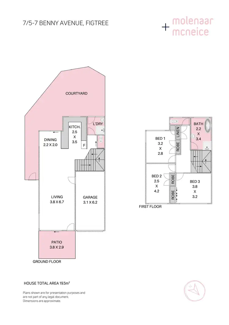 Floorplan of Homely townhouse listing, 7/5-7 Benney Avenue, Figtree NSW 2525