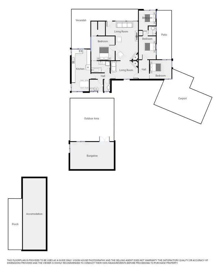 Floorplan of Homely rural property listing, 252 Buloke Street, Red Cliffs VIC 3496