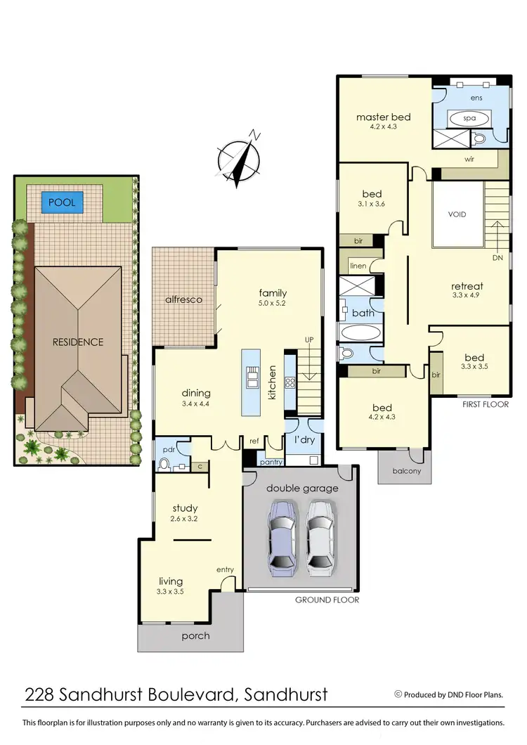 Floorplan of Homely house listing, 228 Sandhurst Boulevard, Sandhurst VIC 3977