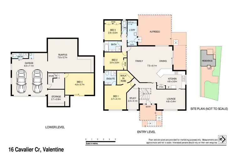 Floorplan of Homely house listing, 16 Cavalier Crescent, Valentine NSW 2280