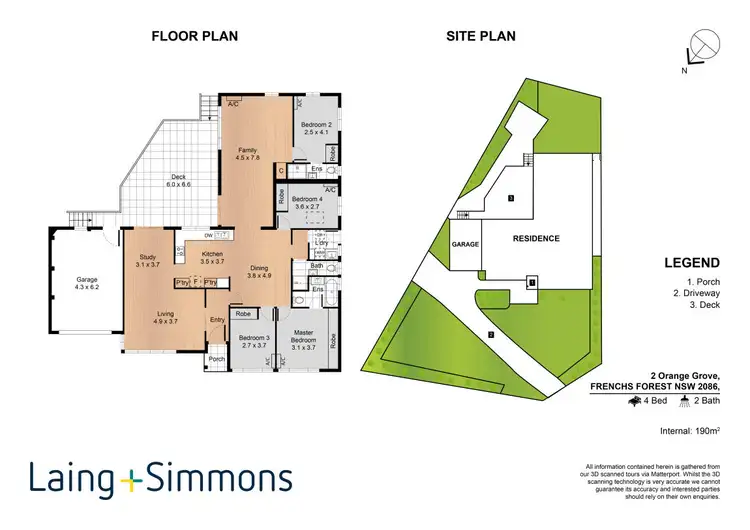 Floorplan of Homely house listing, 2 Orange Grove, Frenchs Forest NSW 2086