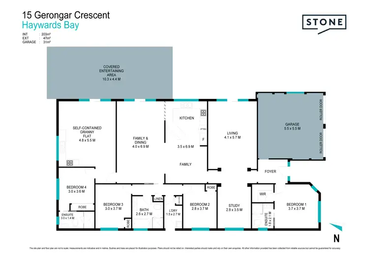 Floorplan of Homely house listing, 15 Gerongar Crescent, Haywards Bay NSW 2530