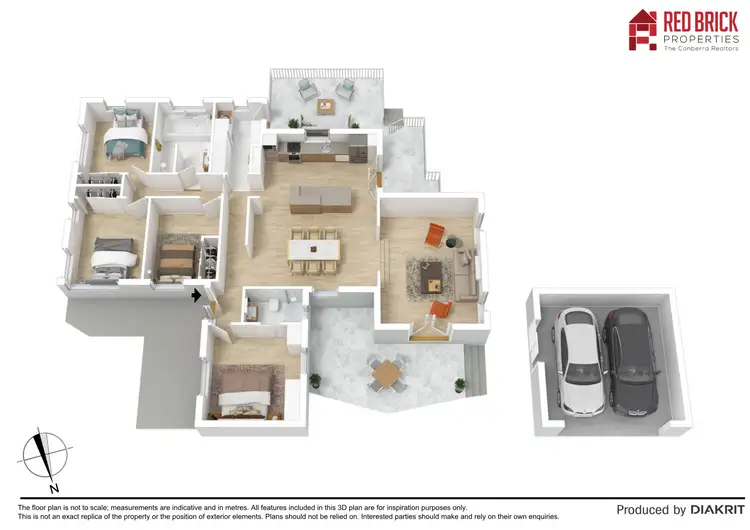 Floorplan of Homely house listing, 5 Bride Place, Mawson ACT 2607