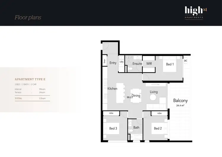 Floorplan of Homely unit listing, 310/11 High Street, Sippy Downs QLD 4556