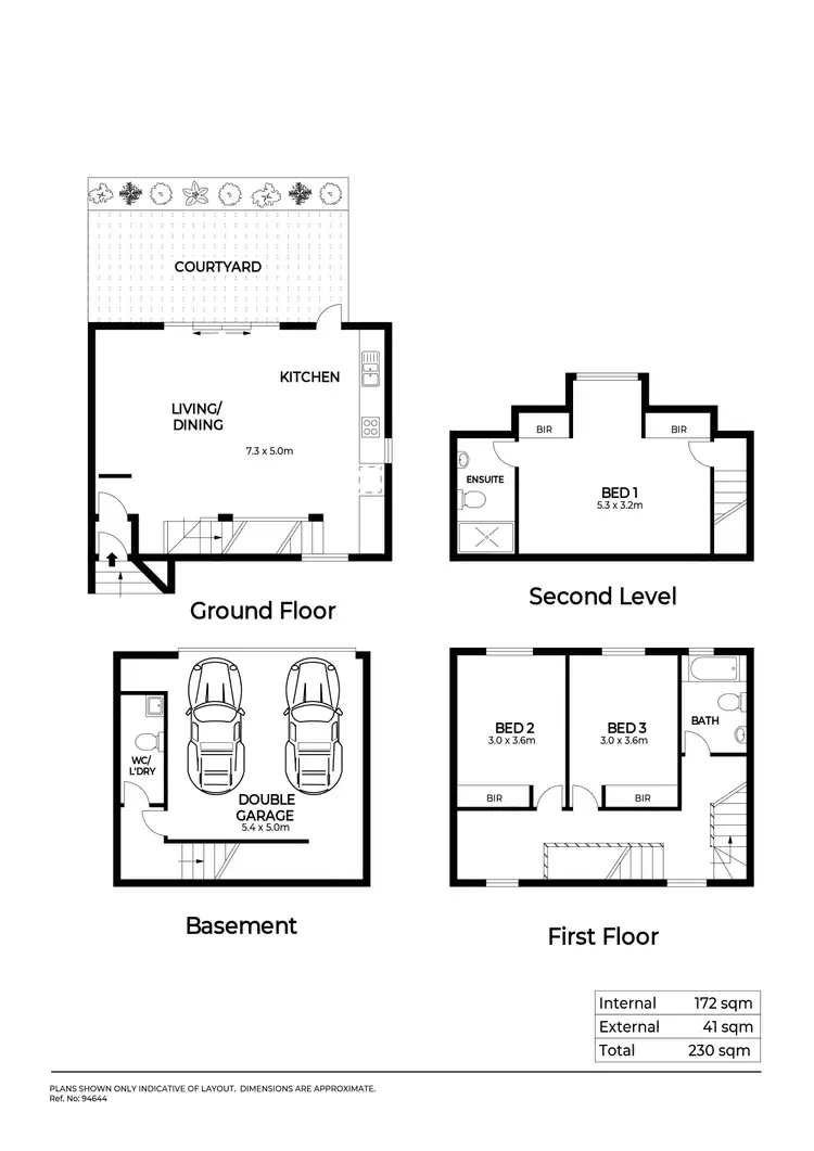 Floorplan of Homely townhouse listing, Alfred Street, Lilyfield NSW 2040