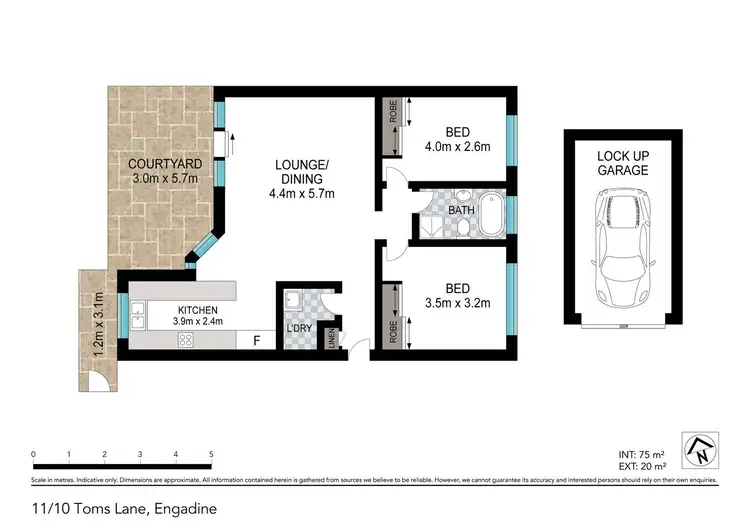 Floorplan of Homely unit listing, 11/10 Toms Lane, Engadine NSW 2233