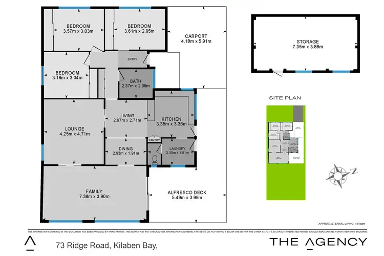 Floorplan of Homely house listing, 73 Ridge Road, Kilaben Bay NSW 2283